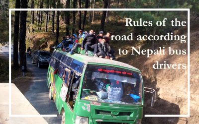 Rules of the road according to Nepali bus drivers